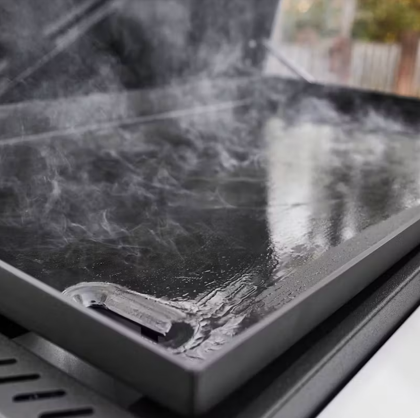 Slate 36" Rust-Resistant Griddle con Mesa Extendible