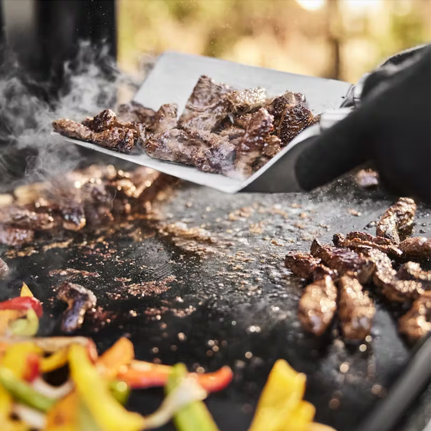 Slate 36" Rust-Resistant Griddle con Mesa Extendible
