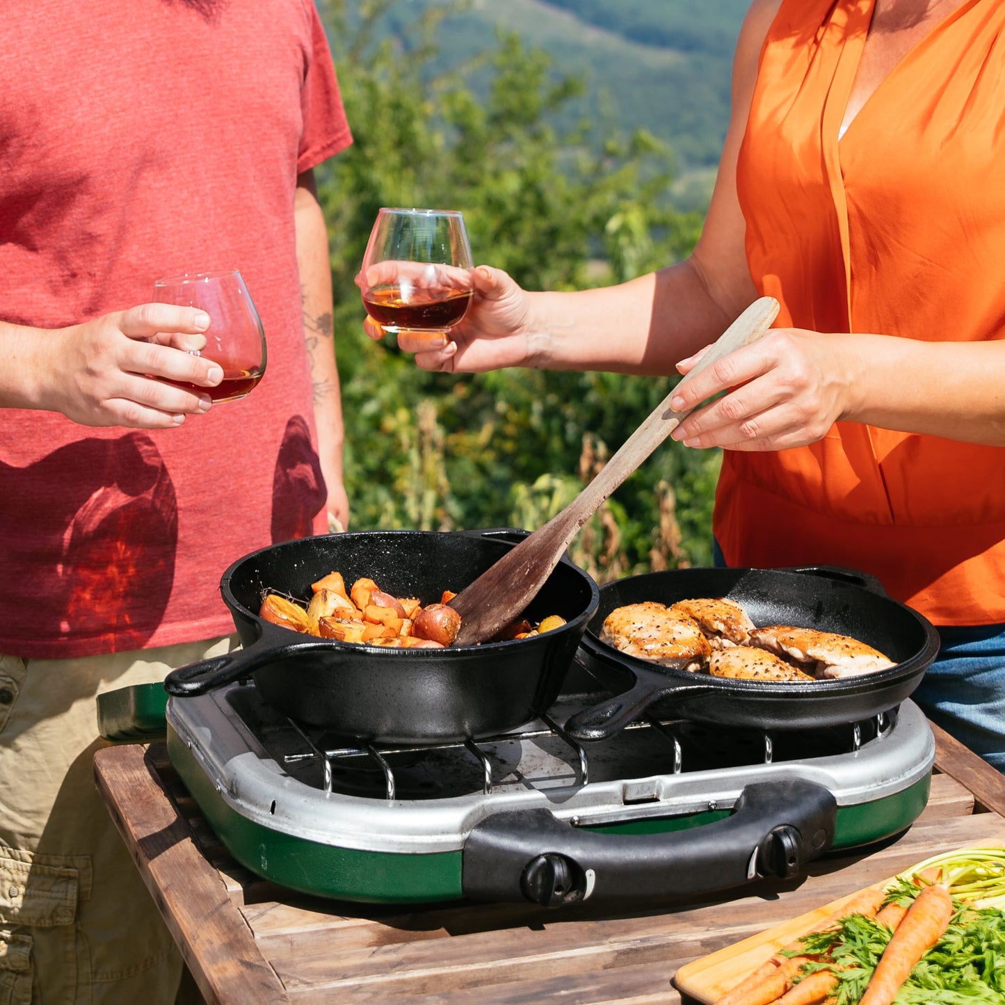 3.2 Quart Cast Iron Combo Cooker