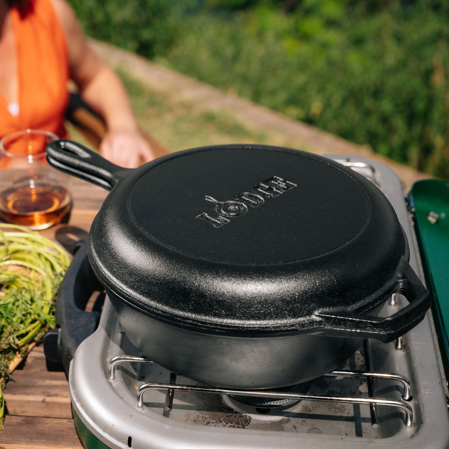 3.2 Quart Cast Iron Combo Cooker