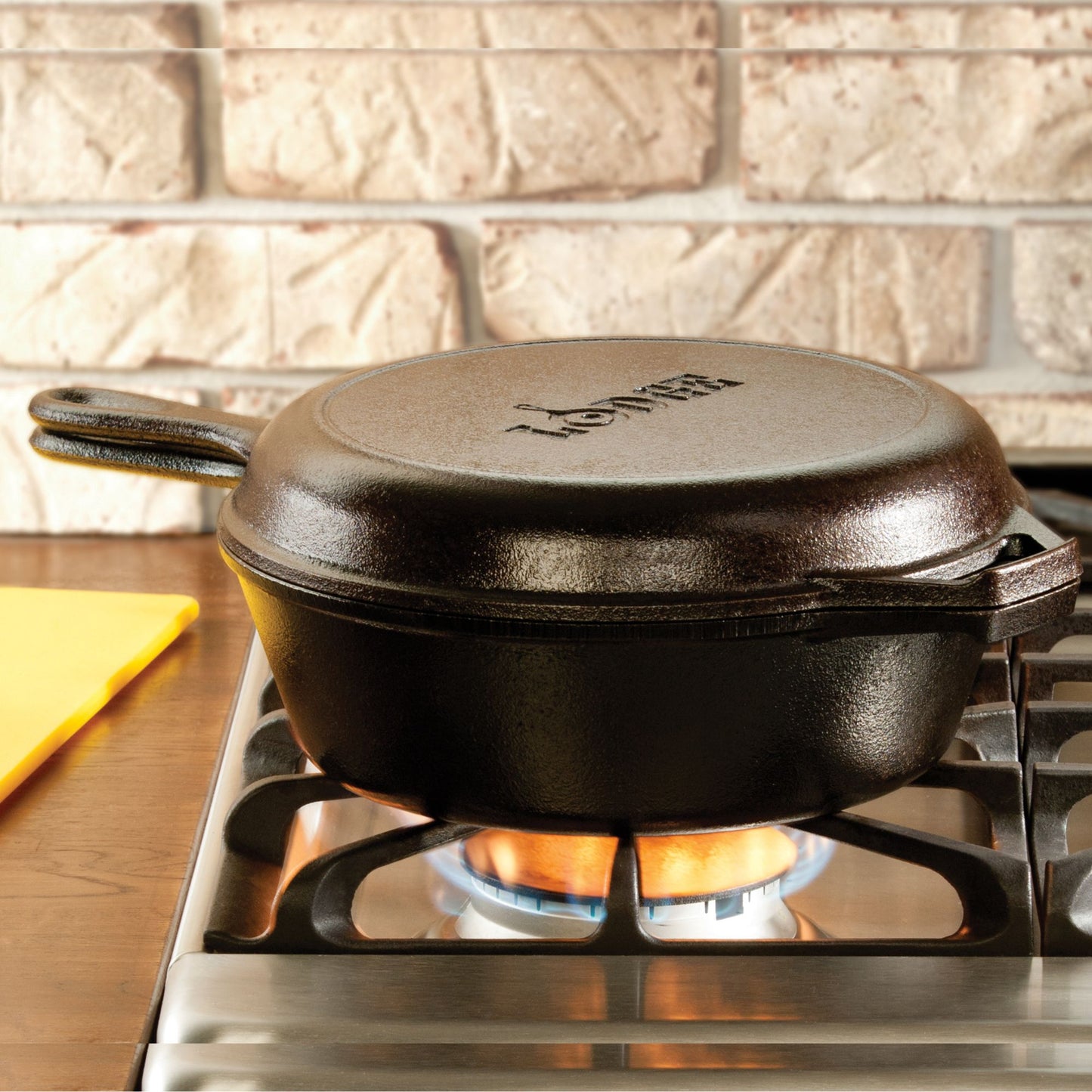 3.2 Quart Cast Iron Combo Cooker