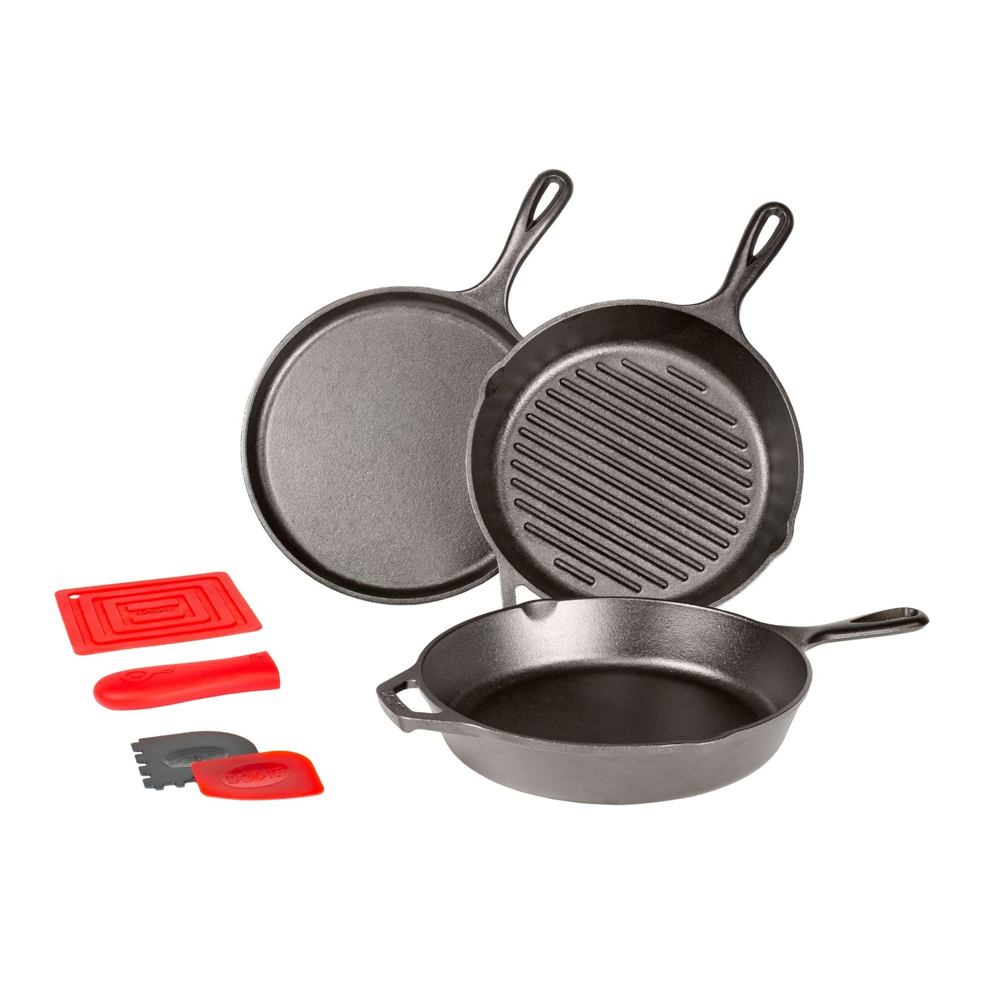 Essential Seasoned Cast Iron Pan Set