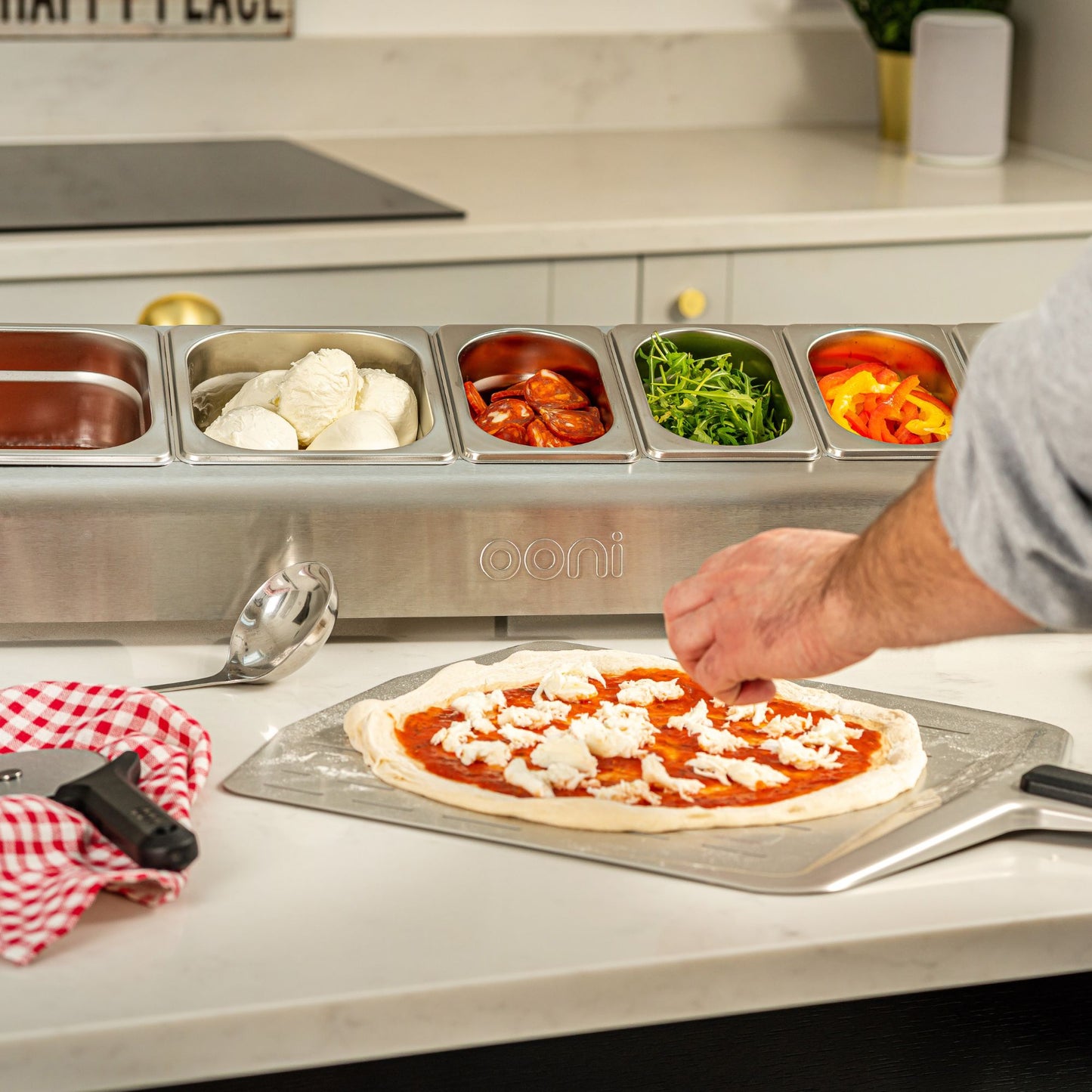 Pizza Topping Station