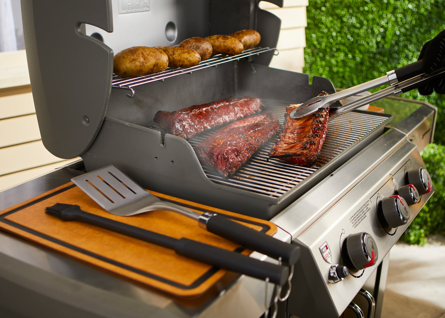 Set de 3 utensilios precision para parrilla