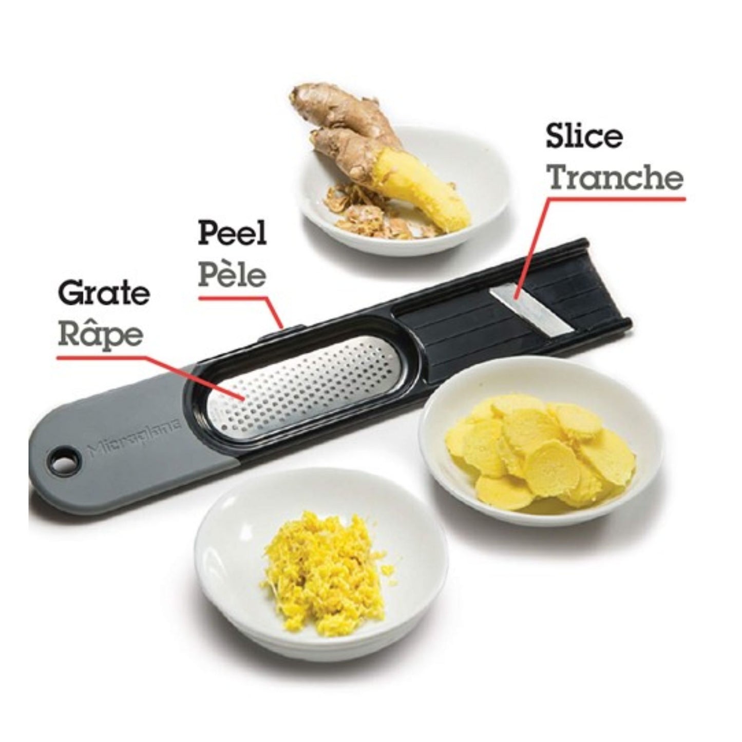 3 in 1 Ginger grater - Rallador 3 en 1