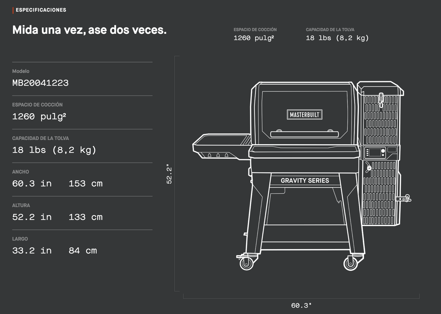 Masterbuilt Gravity Series® XT