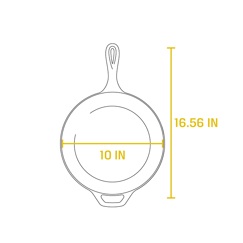 3.2 Quart Cast Iron Combo Cooker