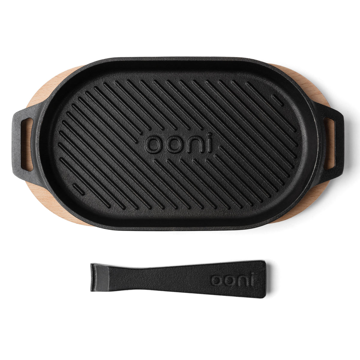 Grizzler Pan with Removable Handle