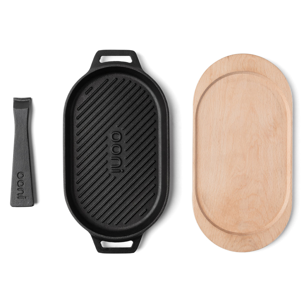Grizzler Pan with Removable Handle