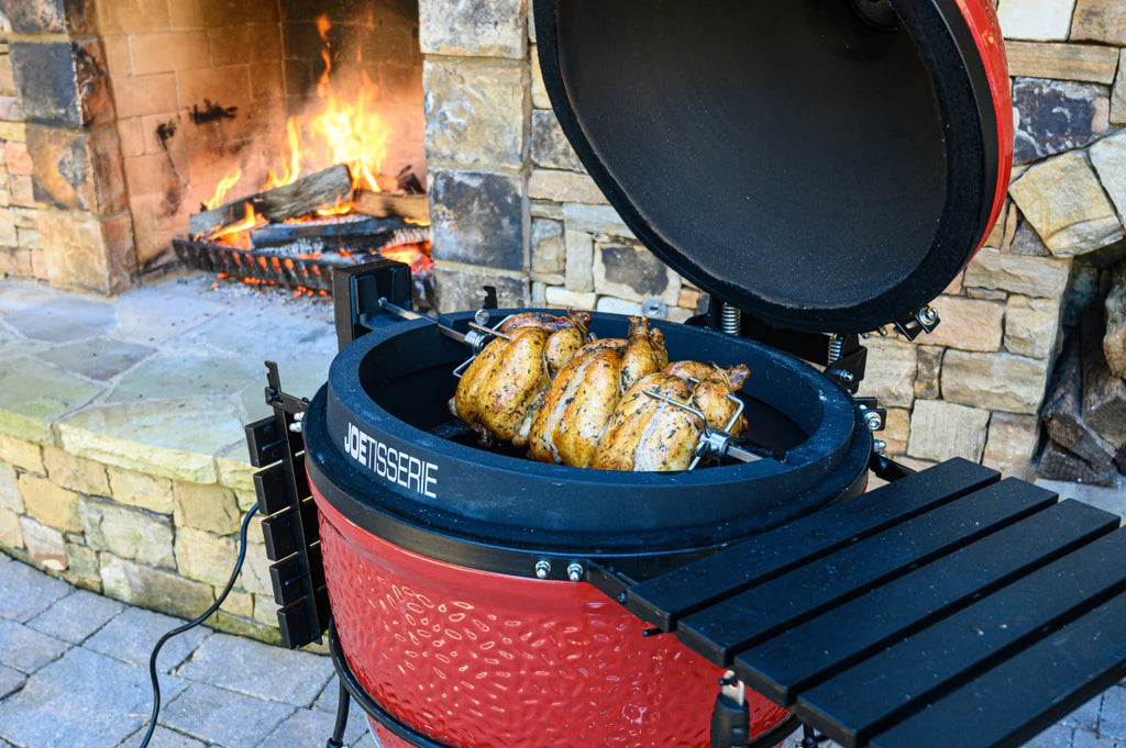 JoeTisserie - Rostizador Giratorio Eléctrico para Kamado Joe