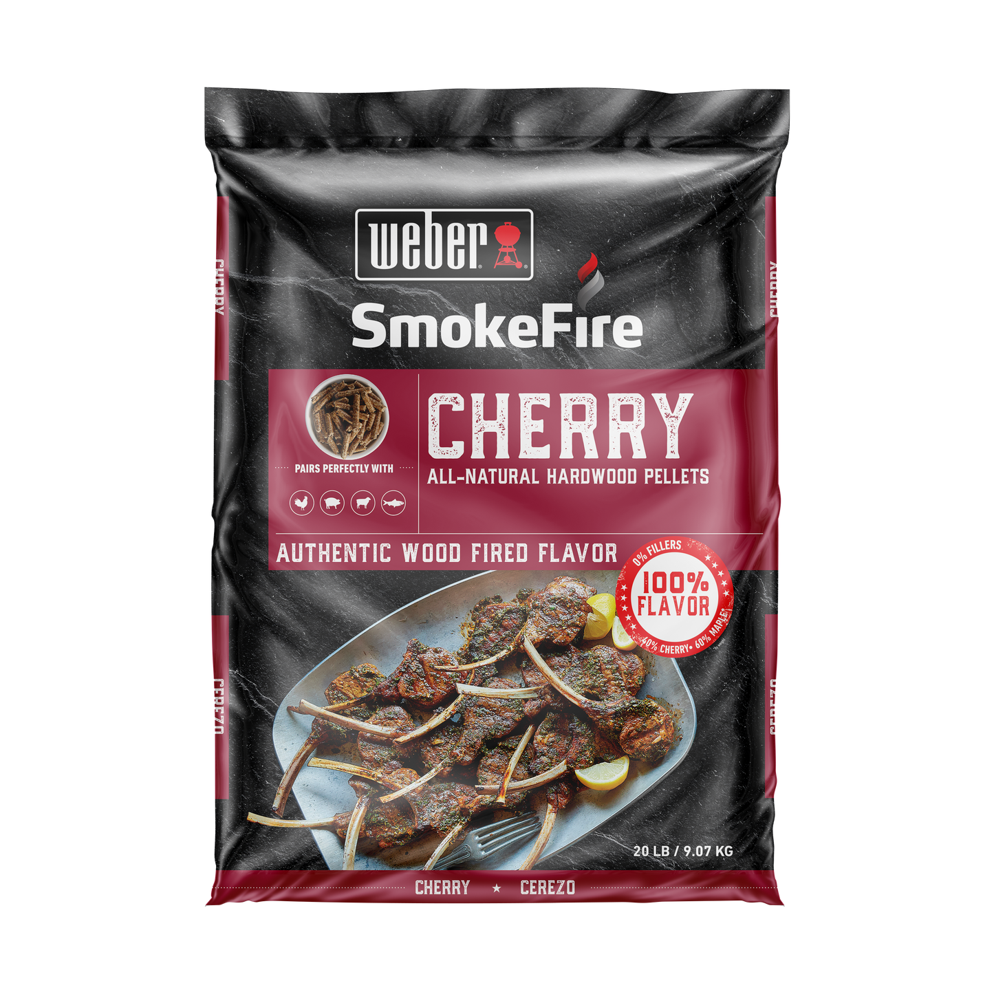 SmokeFire Pellets de Cherry