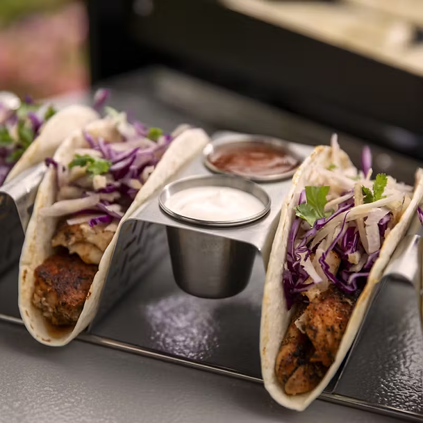 Griddle taco Rack