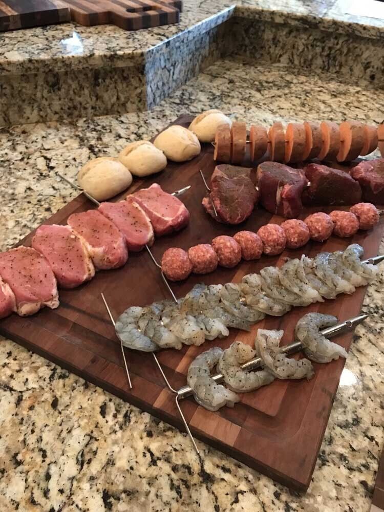 Skewers Verticales de 15" - 2 Piezas