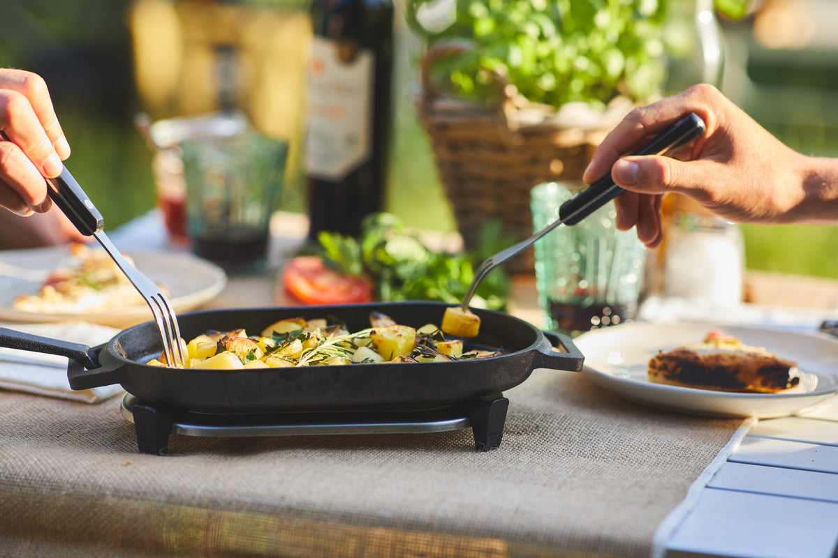 Sizzler Pan with Removable Handle