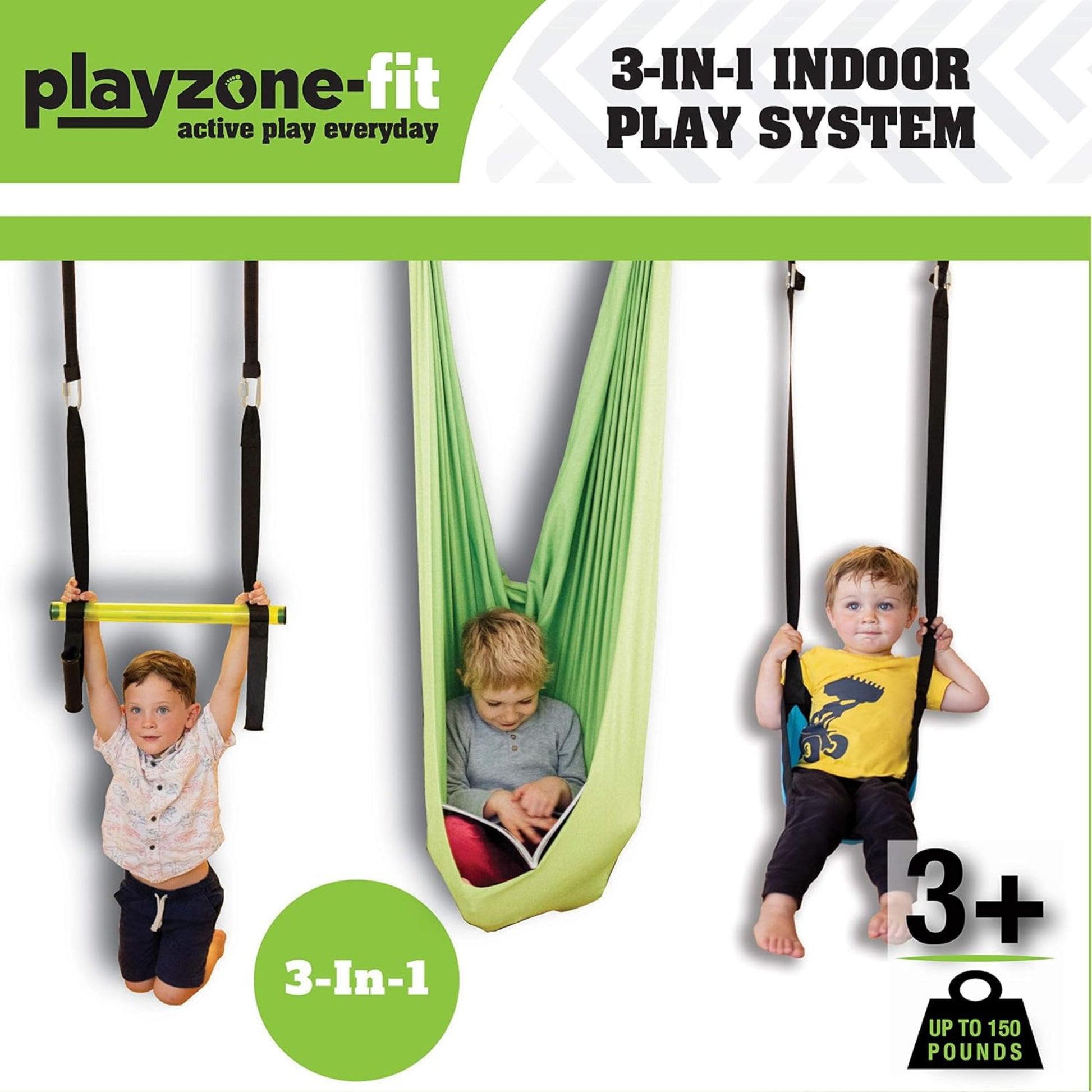 Deluxe Doorway Playzone Fit Swing Doorway Trapeze Bar And Gym