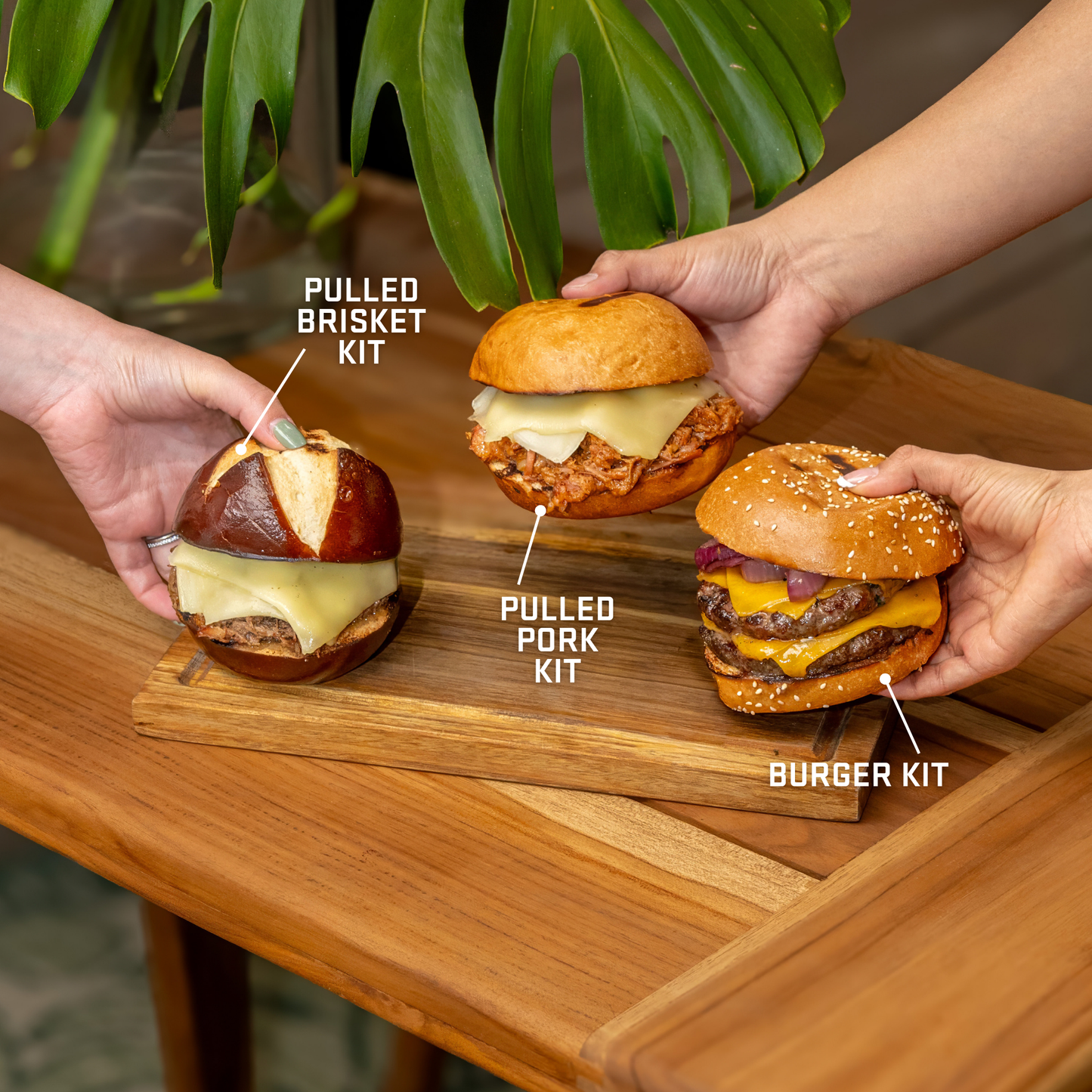 Burger Kit - Merkdo (4 pax)