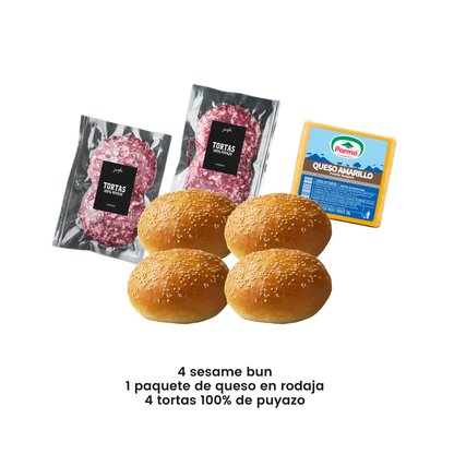 Burger Kit - Merkdo (4 pax)