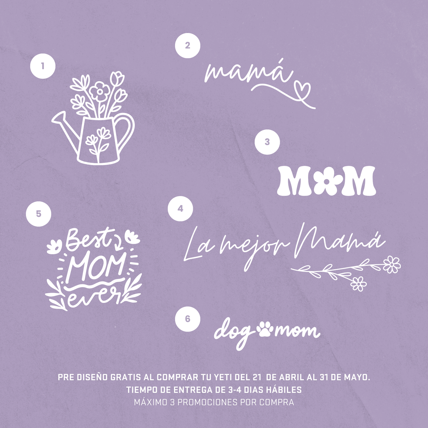 Prediseño de Grabado para Mamá