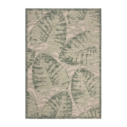 Alfombra Rectangular Mediana Beige Green