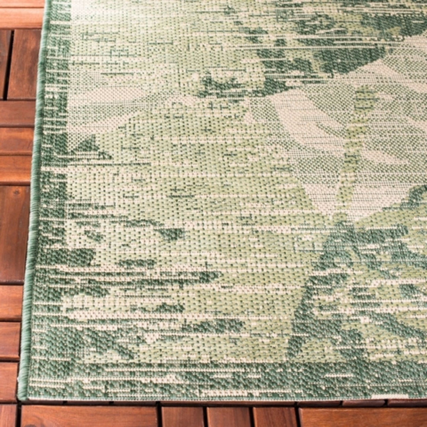 Alfombra Rectangular Grande Beige Green