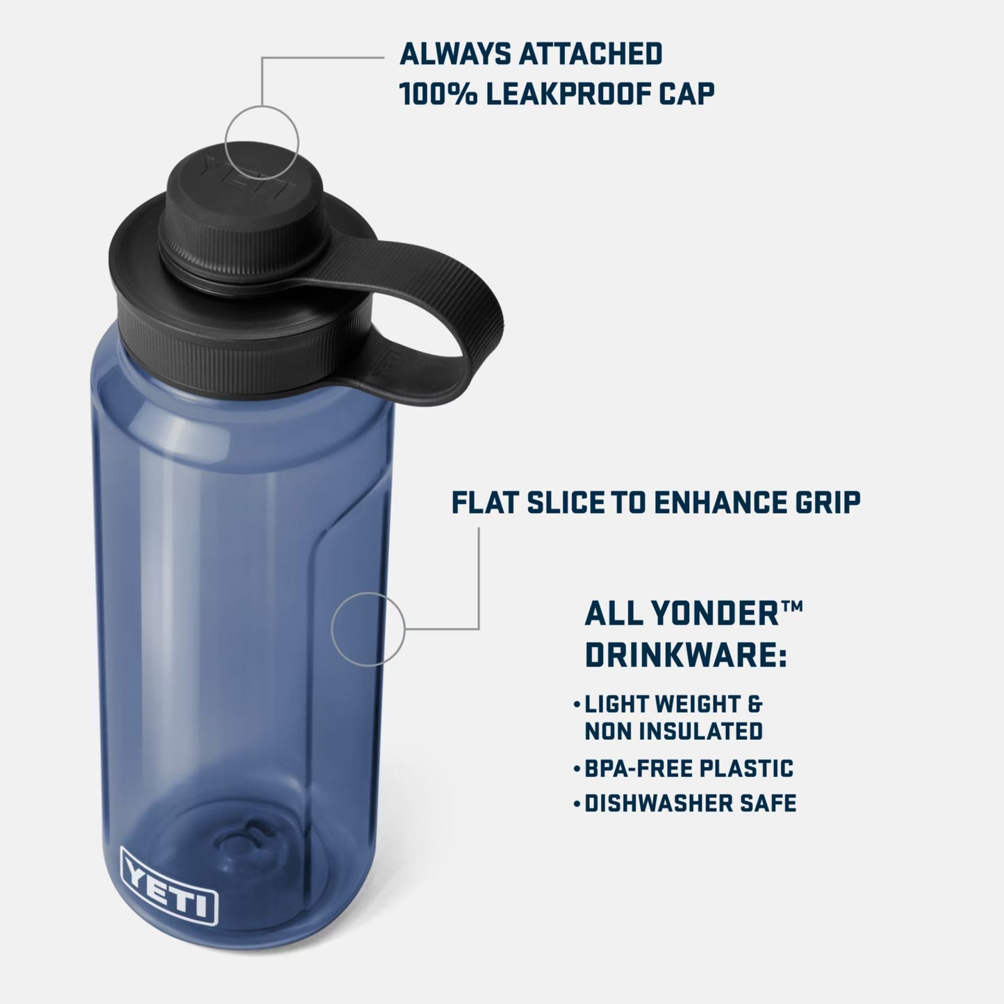 Yonder 50 oz / 1.5 L Tether Water Bottle