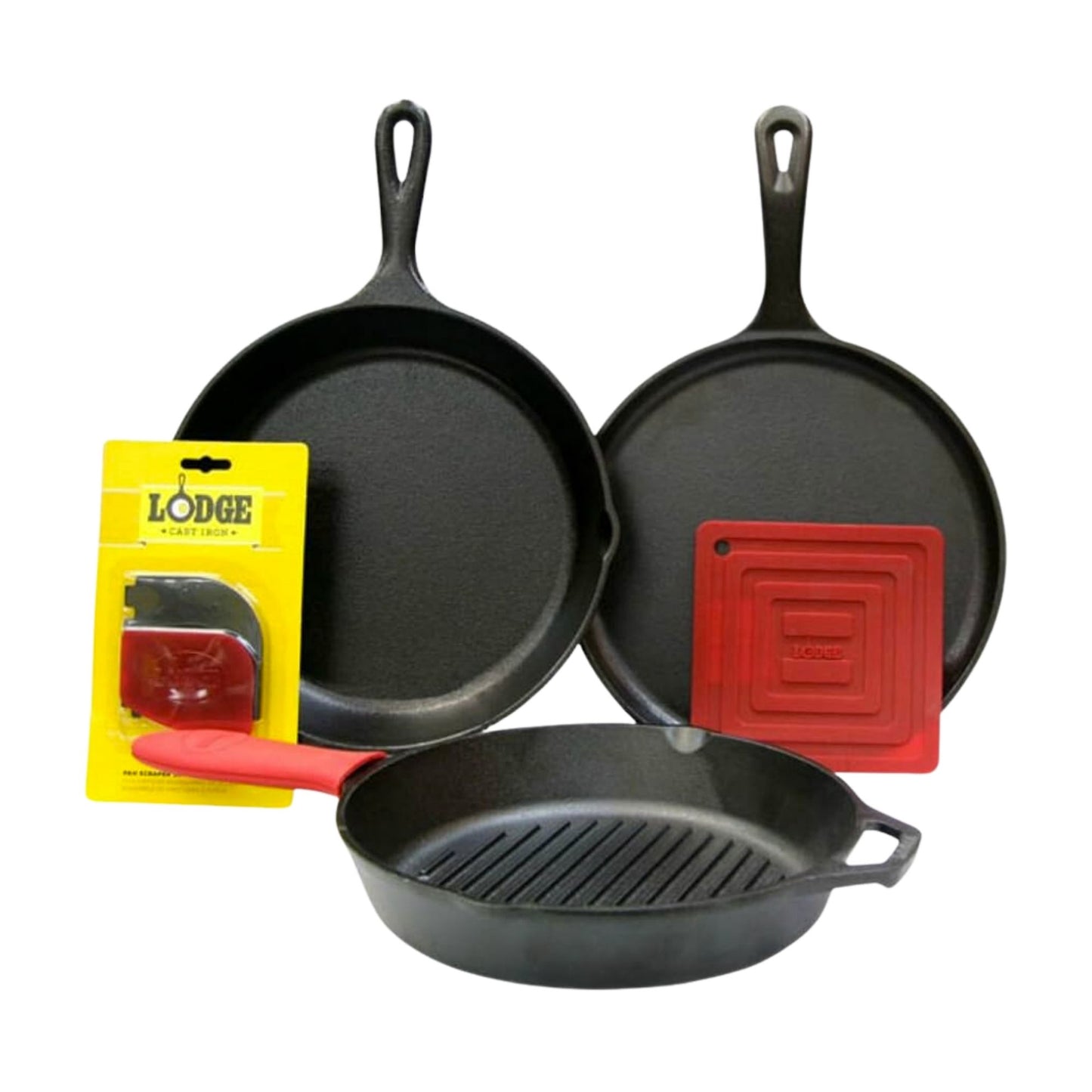 Essential Seasoned Cast Iron Pan Set