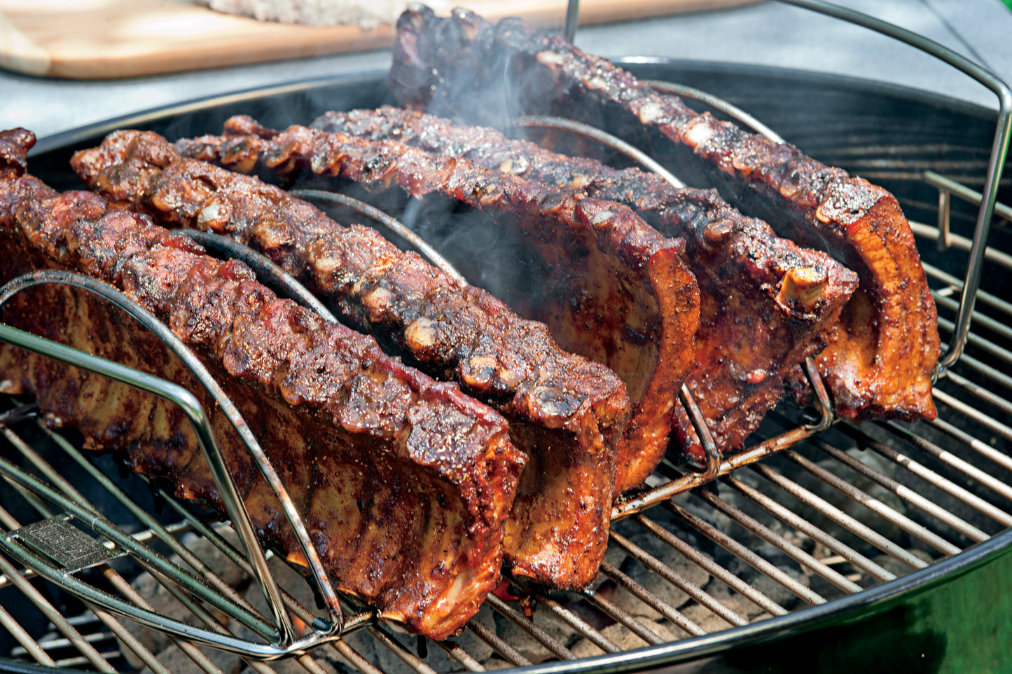 Costillar grande para costillas y culotte - Premium Grilling Rack