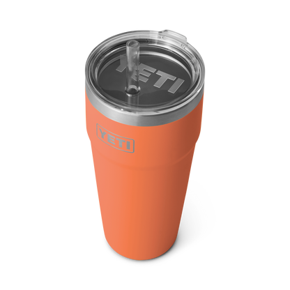 26 oz Stackable Cup with Straw Lid
