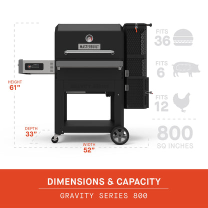 Masterbuilt Gravity Series 800