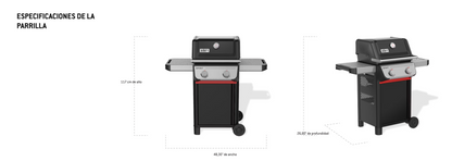 Churrasquera a gas Spirit E-210