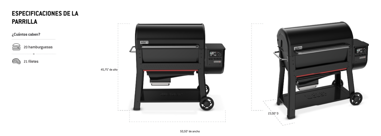 Ahumador de Pellets Searwood XL 600