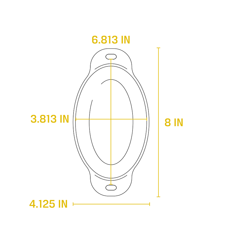 9 Ounce Oval Mini Server