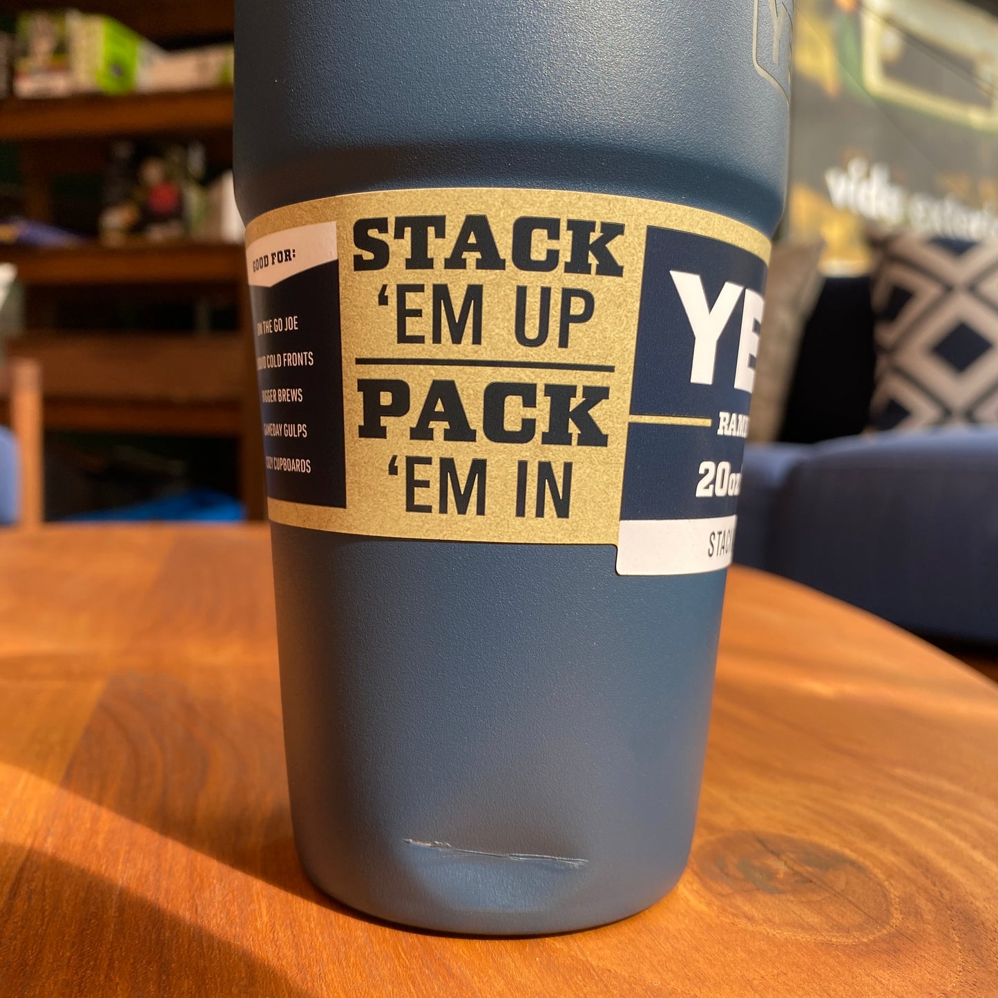 20 oz Stackable Cup Navy Oops! #4