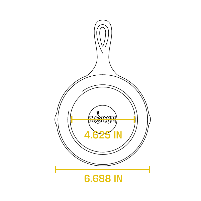 6.5'' Cast Iron Skillet