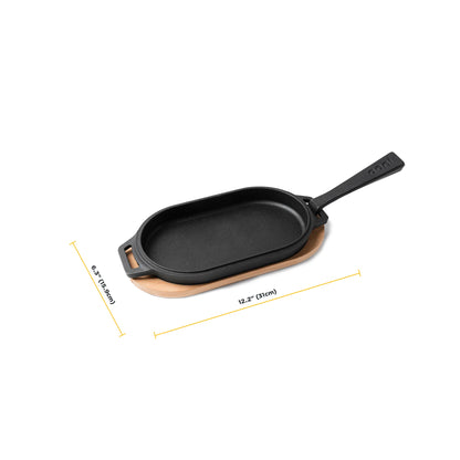 Sizzler Pan with Removable Handle