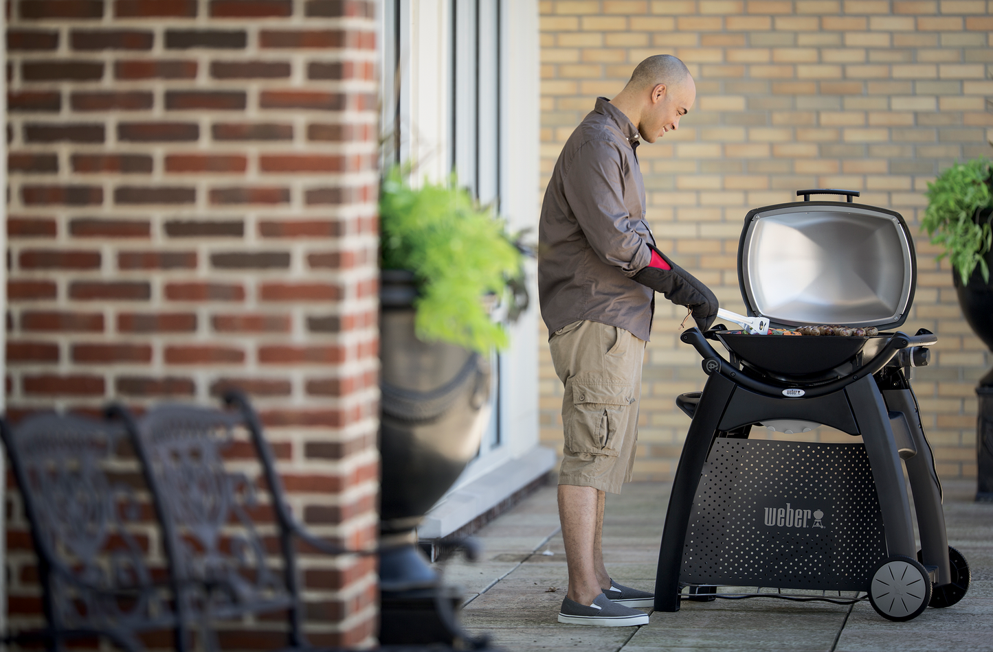 Patio Cart para la Weber Q 2000